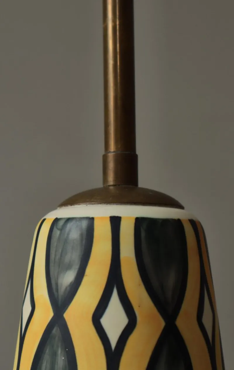 Pamono Large Ceramic Floor Lamp by Rigmor Nielsen, 1960s> Table Lamps