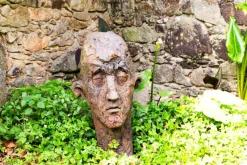 Pamono Large Ceramic Head Sculpture, 2010s> Sculpture