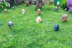 Pamono Large Ceramic Head Sculpture, 2010s><noscript><img width=
