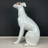 Pamono Large Ceramic Sculpture of Dog from Bassano, 1980s> Mid-Century|Sculpture