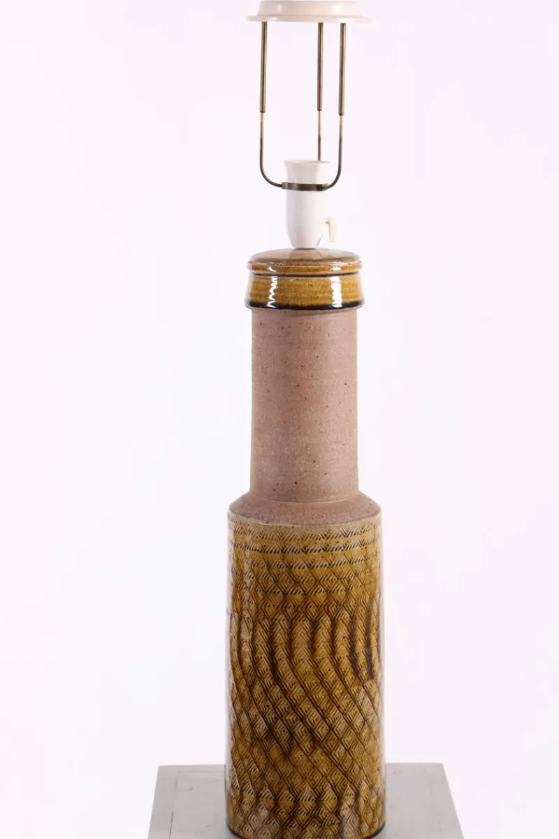 Discount Pamono Large Ceramic Table Lamp from Nils Kähler, Denmark, 1970s
