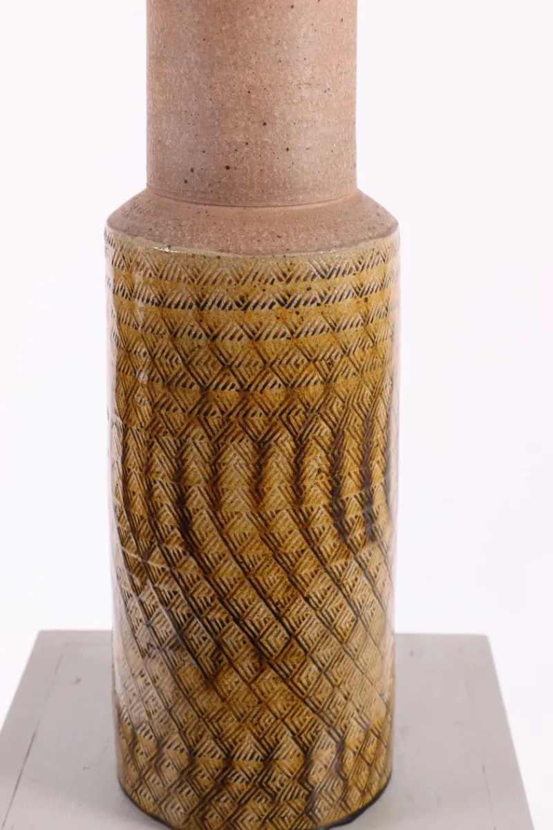 Discount Pamono Large Ceramic Table Lamp from Nils Kähler, Denmark, 1970s