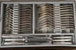 Pamono Large Christofle Service in Original Box, Set of 2> Cutlery & Serving Utensils