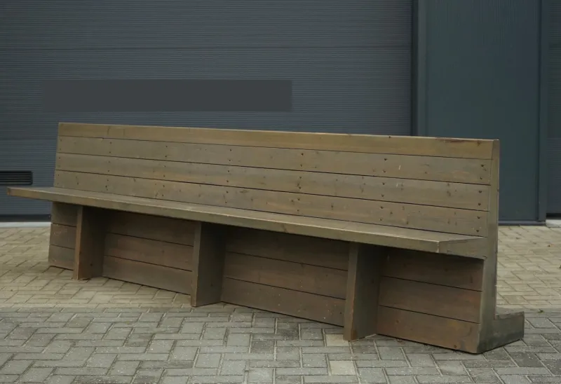 Best Pamono Large Church Bench by Dom Hans van der Laan, 1964