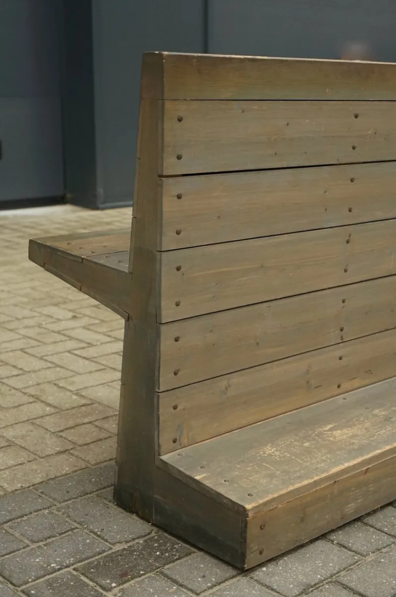 Best Pamono Large Church Bench by Dom Hans van der Laan, 1964