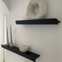 Best Pamono Large Cielo Wall Shelf in Black by Woodendot