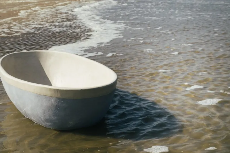 Pamono Large Clay Bathtub by Studio Loho> Architectural Elements