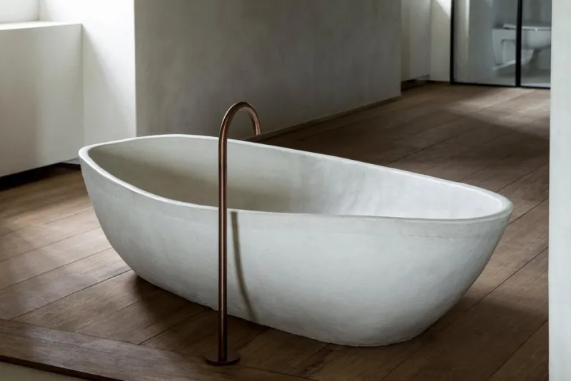 Sale Pamono Large Clay Bathtub by Studio Loho