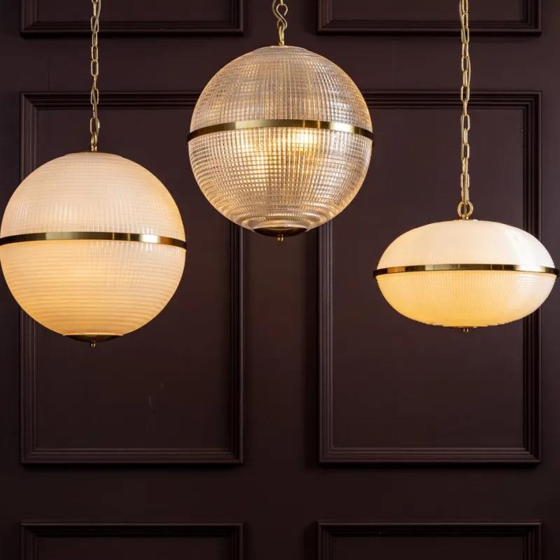 Pamono Large Clear Parisian Globe Pendant from Pure White Lines> Ceiling Lights