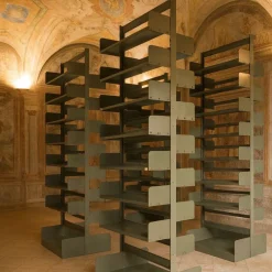 Hot Pamono Large Congress Bookcase by Lips Vago, 1960s, Set of 3
