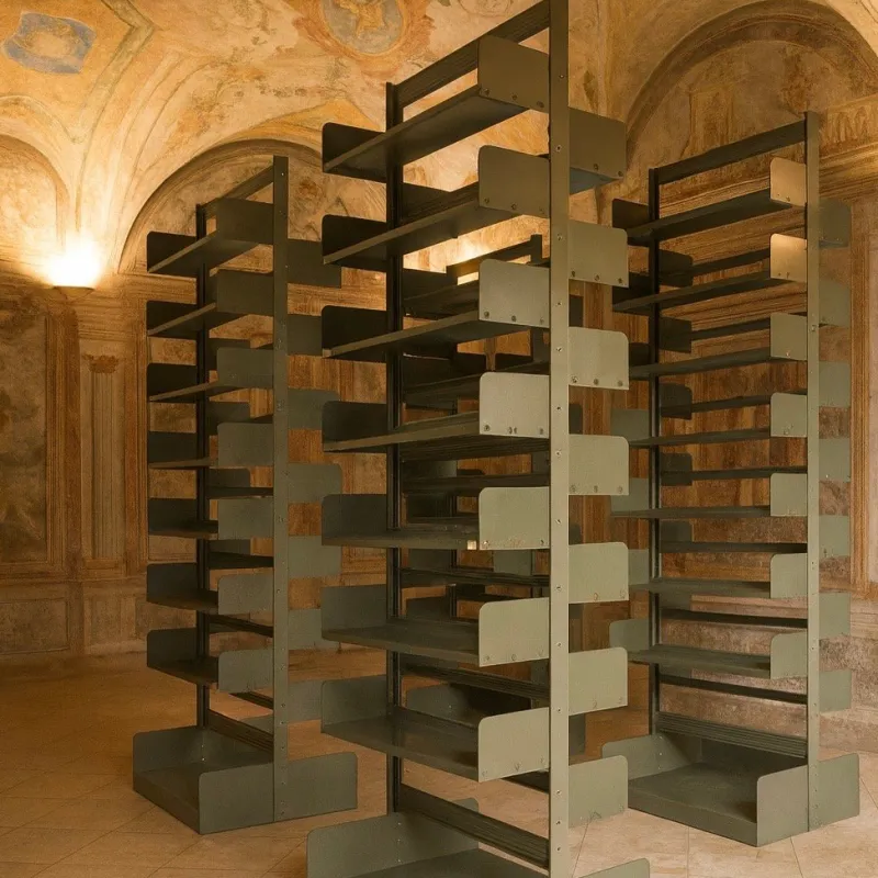 Hot Pamono Large Congress Bookcases by Lips Vago for Leon Phillips, 1960s, Set of 2