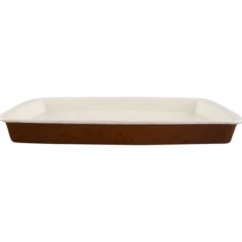 Pamono Large Coq Oven Proof Tray in Glazed Stoneware by Stig Lindberg for Gustavsberg, 1960s> Trays
