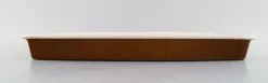 Pamono Large Coq Oven Proof Tray in Glazed Stoneware by Stig Lindberg for Gustavsberg, 1960s> Trays