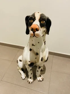 Pamono Large Dalmatian Dog Statue from Bassano, Italy, 1970s> Sculpture