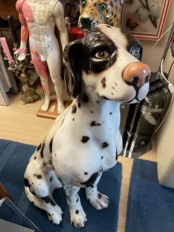 Pamono Large Dalmatian Dog Statue from Bassano, Italy, 1970s> Sculpture