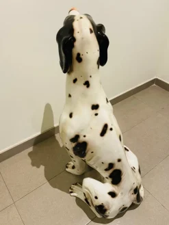 Pamono Large Dalmatian Dog Statue from Bassano, Italy, 1970s><noscript><img width=