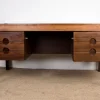 New Pamono Large Danish Executive Desk in Rosewood by Christian Linneberg, 1960