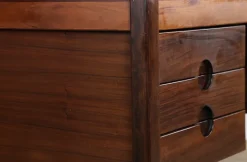 New Pamono Large Danish Executive Desk in Rosewood by Christian Linneberg, 1960