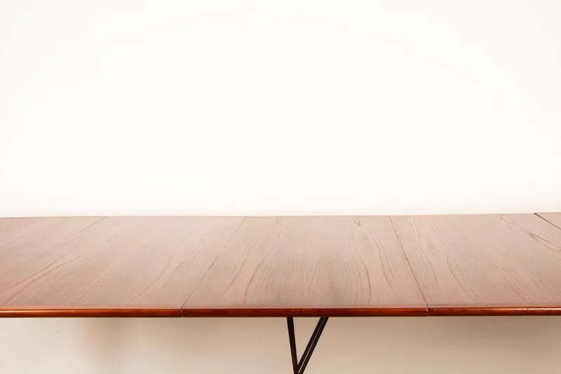Best Pamono Large Danish Teak Extendable Dining Table by Henry Walter Klein for Bramin, 1960s