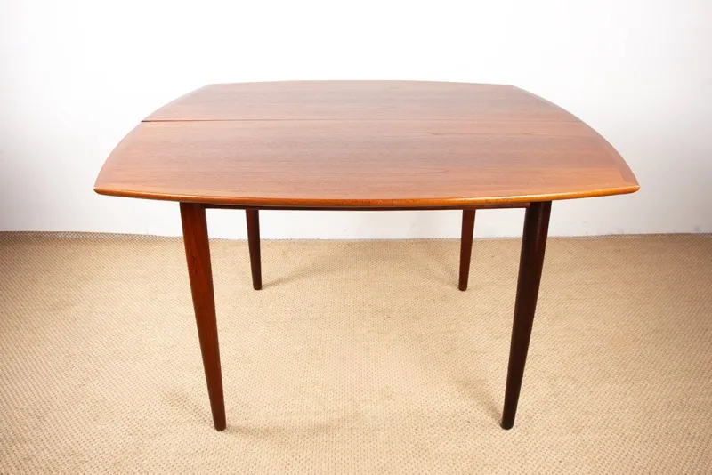 Best Pamono Large Danish Teak Extendable Dining Table by Henry Walter Klein for Bramin, 1960s