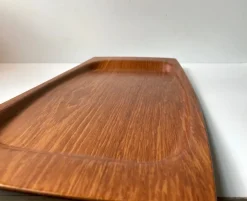 Pamono Large Danish Teak Serving Tray from Langva, 1960s><noscript><img width=