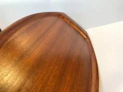 Pamono Large Danish Teak Veneer Serving Tray from Silva, 1960s><noscript><img width=