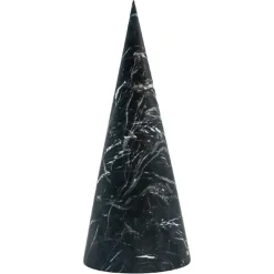 Best Pamono Large Decorative Cone in Black Marquina Marble