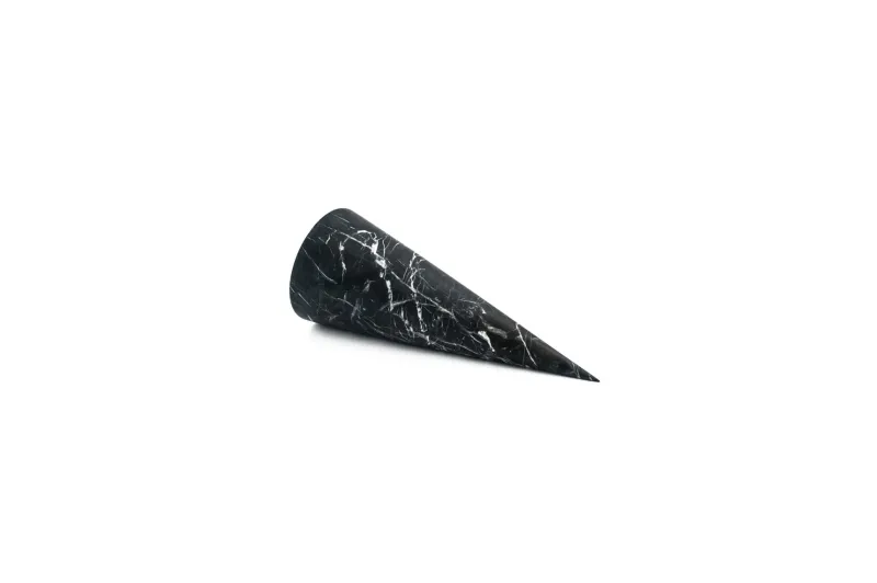 Best Pamono Large Decorative Cone in Black Marquina Marble