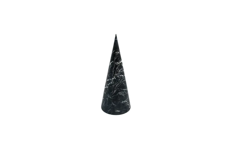 Best Pamono Large Decorative Cone in Black Marquina Marble