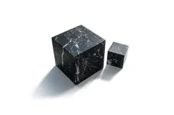Pamono Large Decorative Paperweight Cube in Black Marquina Marble><noscript><img width=