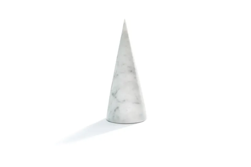 Online Pamono Large Decorative Paperweight Cube in White Carrara Marble