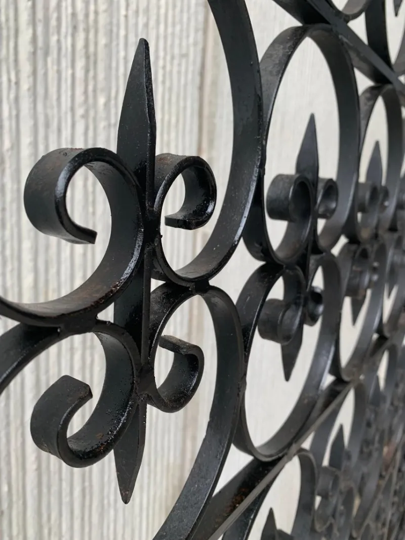 Pamono Large Decorative Wrought Iron Filigree Screen or Room Divider> Room Dividers & Screens