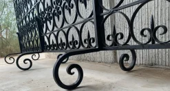 Pamono Large Decorative Wrought Iron Filigree Screen or Room Divider><noscript><img width=