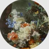 Clearance Pamono Large Delft Floral Splendor Wall Plate by Heiden delfts blauw