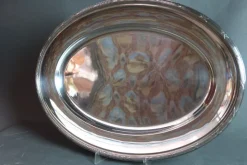 Pamono Large Dish in Silver Metal from Maison Christofle> Serving Dishes