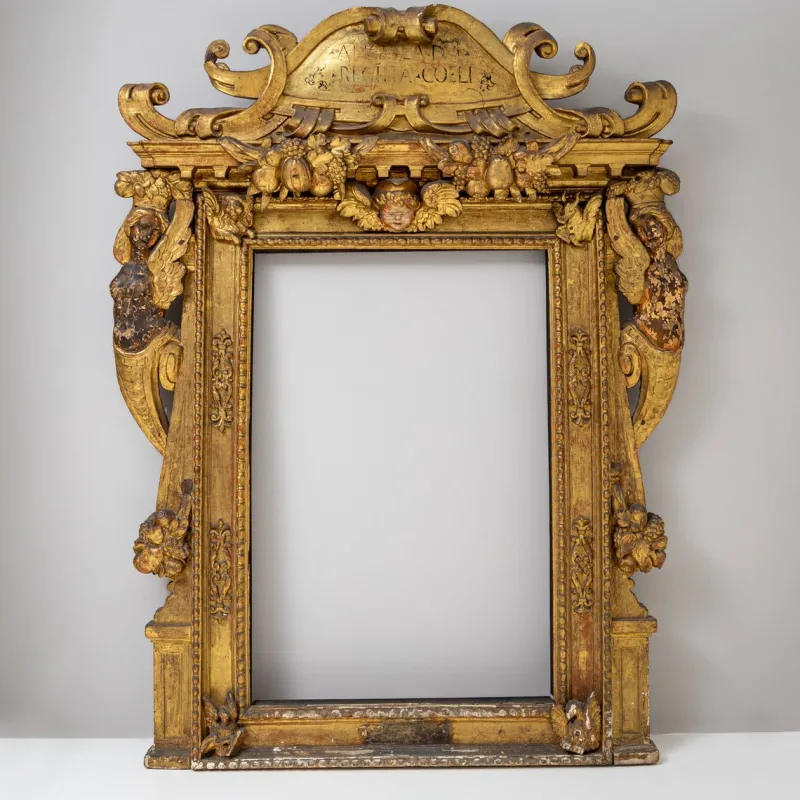 Outlet Pamono Large Early Baroque Frame by Regina Coeli, Italy, Late 16th / Early 17th Century