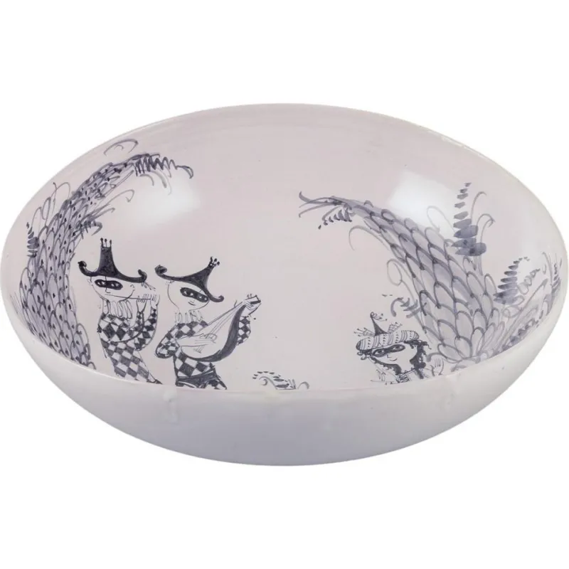 Pamono Large Earthenware Bowl from Bjørn Wiinblad, 1950> Bowls