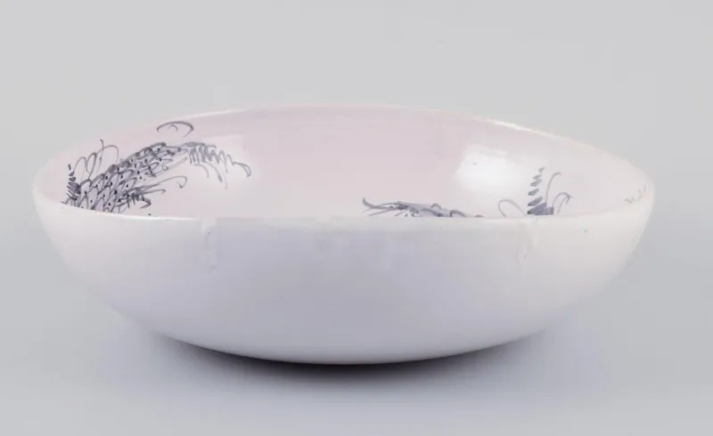 Pamono Large Earthenware Bowl from Bjørn Wiinblad, 1950> Bowls