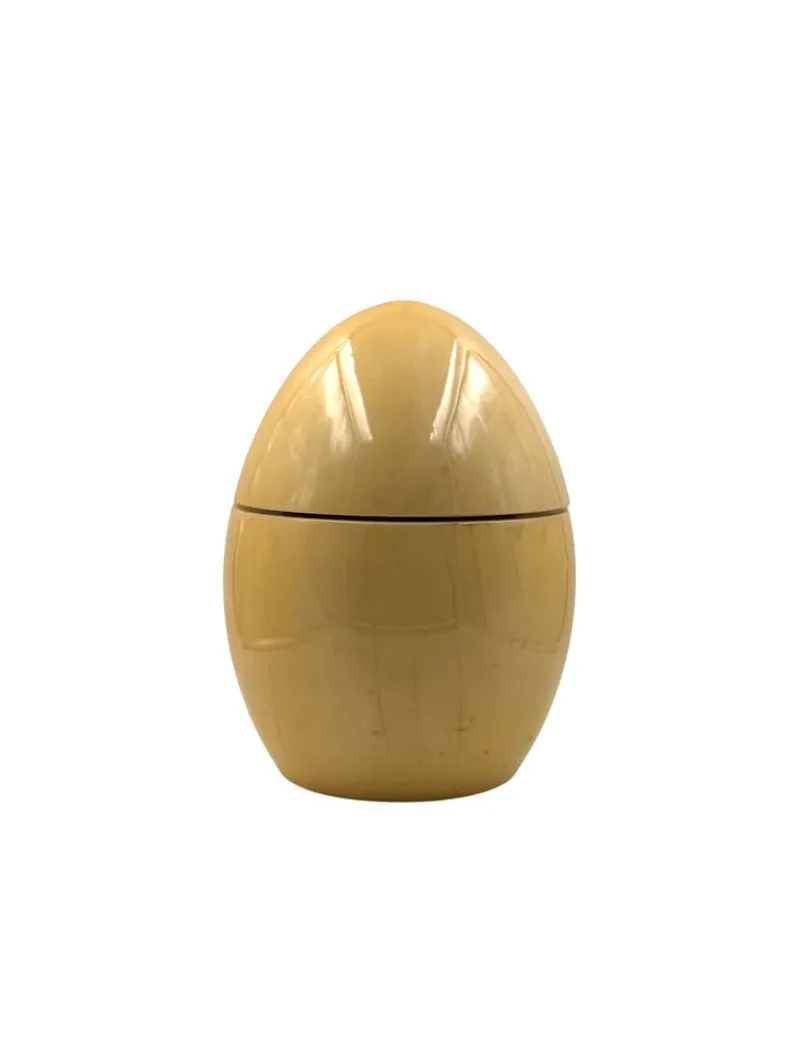 Discount Pamono Large Egg-Shaped Parchment Box by Tommaso Barbi, 1970s