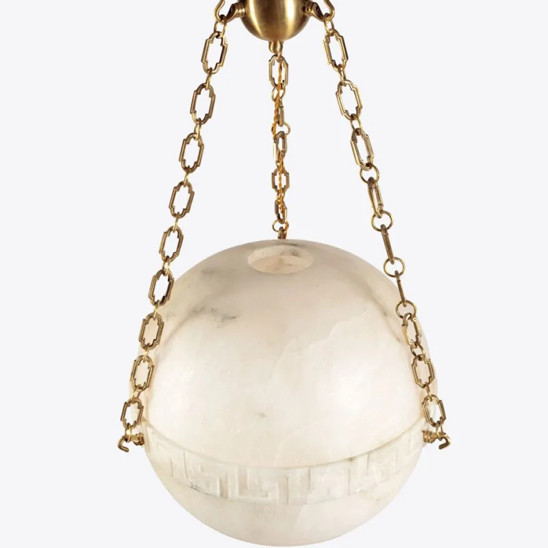Pamono Large Elissa Alabaster Pendant from Pure White Lines> Ceiling Lights
