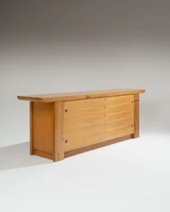 Discount Pamono Large Elm Sideboard by Luigi Gorgoni for Roche Bobois, 1980s