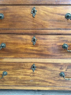 Pamono Large English George III Georgian Chest of Drawers in Wood