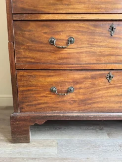 Pamono Large English George III Georgian Chest of Drawers in Wood