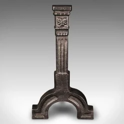 Online Pamono Large English Victorian Adirons in Cast Iron, 1890s, Set of 2