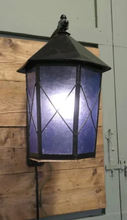 Outlet Pamono Large Entrance Door Wall Lanterns, 1920s, Set of 2