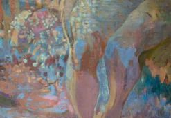 Pamono Large Female Nude in a Surrealist Landscape, Oil on Canvas><noscript><img width=