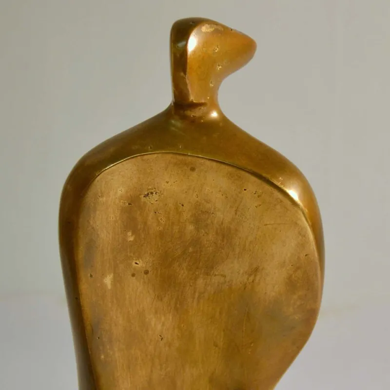 New Pamono Large Figurative Bronze Sculpture of Family by Maria Guergova, 1985
