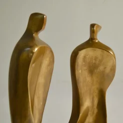New Pamono Large Figurative Bronze Sculpture of Family by Maria Guergova, 1985