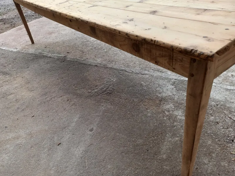 Pamono Large Fir Farm Table, 1940s> Dining Tables & Sets