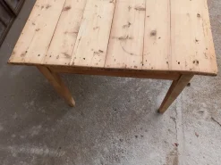 Pamono Large Fir Farm Table, 1940s><noscript><img width=